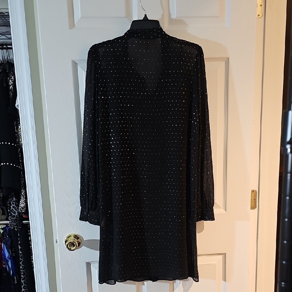 Elegant Black Michael Michael Kors Dress with Sparkle - Picture 5 of 5